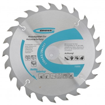 73331 | Пильный диск по дереву 230 x 32/30 x 24Т, GROSS-0