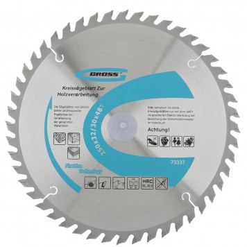 73340 | Пильный диск по дереву 255 x 32/30 x 72Т, GROSS-0