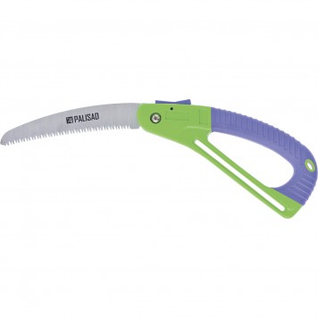 60411 | Пила садовая складная, 175 мм, зуб 3D, обрезиненная рукоятка с защитной кулисой, PALISAD-0