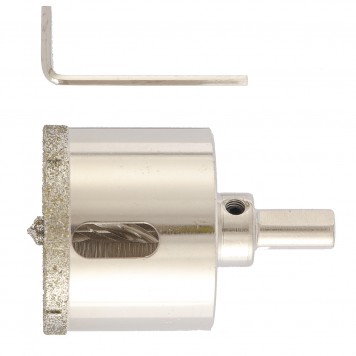 726603 | Сверло алмазное по керамограниту, 60 х 67 мм, трехгранный хвостовик, MATRIX-0