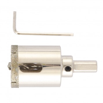 726353 | Сверло алмазное по керамограниту, 35 х 67 мм, трехгранный хвостовик, MATRIX-0