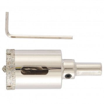 726323 | Сверло алмазное по керамограниту, 32 х 67 мм, трехгранный хвостовик, MATRIX-0