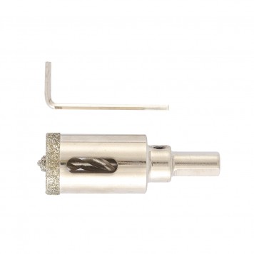 726223 | Сверло алмазное по керамограниту, 22 х 67 мм, трехгранный хвостовик, MATRIX-0