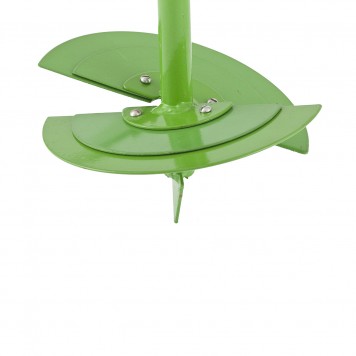 64399 | Бур садовый 1110 мм с удлинителем 1000 мм, сменные ножи D 150 мм, D 200 мм, СИБРТЕХ-3