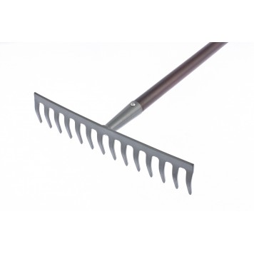 61789 | Грабли 14-зубые, 360 мм, с Лакированным черенком, прямые, PALISAD LUXE-1