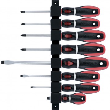 13380 | Набор отверток "Era", 8 шт, CrV, трехкомпонентная рукоятка, MATRIX-1