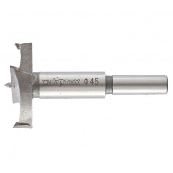 704845 | Сверло Форстнера по дереву, 45 мм, цилиндрический хвостовик, СИБРТЕХ-0