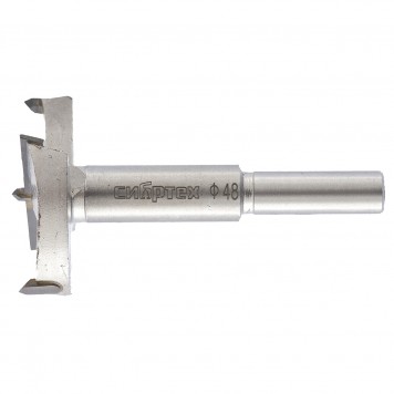 704848 | Сверло Форстнера по дереву, 48 мм, цилиндрический хвостовик, СИБРТЕХ-0