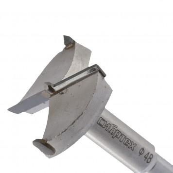 704848 | Сверло Форстнера по дереву, 48 мм, цилиндрический хвостовик, СИБРТЕХ-1