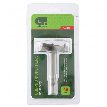 704848 | Сверло Форстнера по дереву, 48 мм, цилиндрический хвостовик, СИБРТЕХ-2