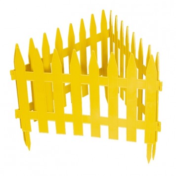 65000 | Забор декоративный 28 x 300 см, желтый, PALISAD РЕЙКА-0