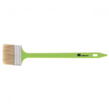 83859 | Кисть радиаторная 75 мм, натуральная щетина, пластиковая ручка, СИБРТЕХ-1