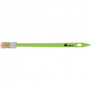 83855 | Кисть радиаторная 25 мм, натуральная щетина, пластиковая ручка, СИБРТЕХ-0