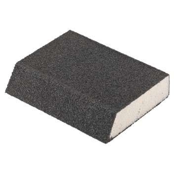 75728 | Губка для шлифования, 120 х 90 х 25 мм, трапеция, мягкая, P 60, MATRIX-0