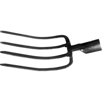 63821 | Вилы четырехрогие, 175 х 275 мм, без черенка, садово-огородные, СИБРТЕХ-0