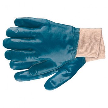 67756 | Перчатки рабочие из трикотажа с нитриловым обливом, манжет, M, СИБРТЕХ-0