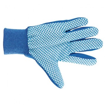 67764 | Перчатки рабочие х/б ткань с ПВХ точкой, манжет, XL, СИБРТЕХ-1