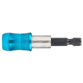 11342 | Адаптер для бит с держателем и двойным магнитом, 1/4, GROSS-0