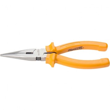 17157 | Длинногубцы прямые 160 мм, шлифованные, пластмассовые рукоятки, SPARTA CLASSIC-0