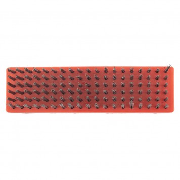 74819 | Щетка зачистная шестирядная, плоская, пластиковая, MATRIX-1