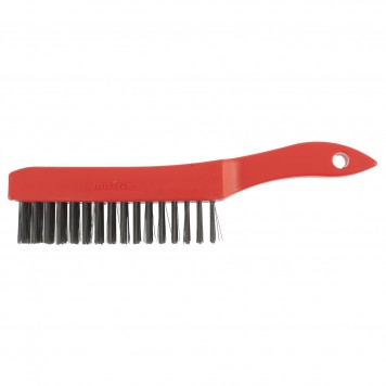 74816 | Щетка зачистная шестирядная, закаленная прямая проволока с пластиковой ручкой, MATRIX-0