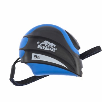 32501 | Рулетка Полимер, 3 м х 16 мм, автоматическая фиксация, эргономичная форма, БАРС-0