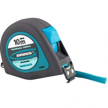 31105 | Рулетка 10 м x 25 мм, магнитный обрезиненный зацеп, GROSS ERGONOMISCH-0