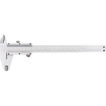 316315 | Штангенциркуль, 150 мм, цена деления 0,02 мм, металлический, с глубиномером, MATRIX-0