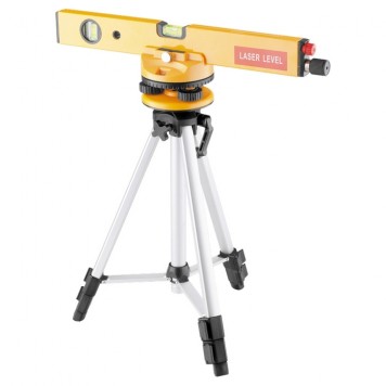 35029 | Уровень лазерный, 400 мм, 1050 мм штатив 3 глазка, набор (база, 2.линзы) пластиковый бокс, MATRIX-0