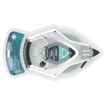31480 | Рулетка геодезическая 50 м х 13 мм, откр. корп, металлическая лента, Super-Нейлон, двусторонняя шкала, GROSS-0