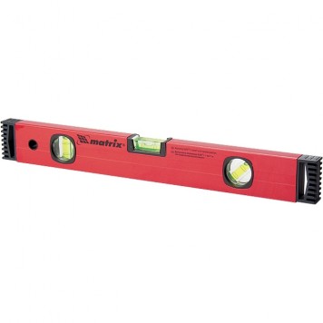 33610 | Уровень алюминиевый, 1000 мм, фрезерованный, 3 глазка, MATRIX-0