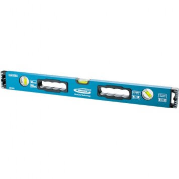 34335 | Уровень алюминиевый, 1500 мм, усиленный с ударопрочными заглушками, рукоятки, 3 глазка, GROSS-0