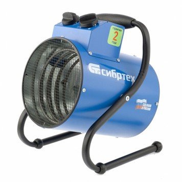 96417 | Тепловая пушка (тепловентилятор), 220 В, 3 режима, вентилятор, 1000-2000Вт, 26 град, СИБРТЕХ BHR 1/2-230-0