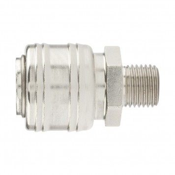 57065 | Муфта универсальная быстросъемная ("мама"), внешняя резьба 1/2, 1 шт, STELS-0