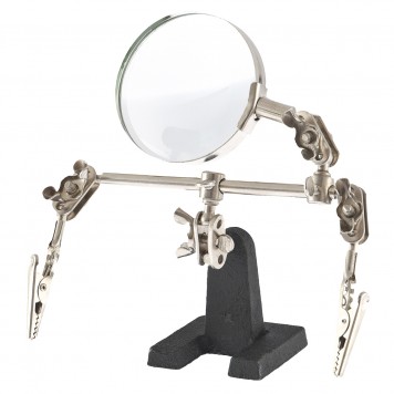 914605 | Зажим для пайки "Третья рука" с лупой, SPARTA-1