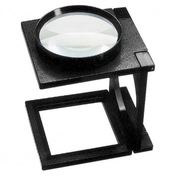 913755 | Лупа складная с подставкой, 2-кратная, D 110 мм, SPARTA-0