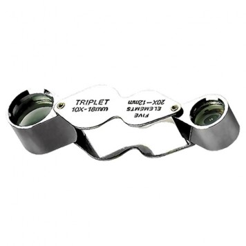 913815 | Лупа складная 10-ти и 20-кратная, D 18 мм, D 12 мм, SPARTA-0