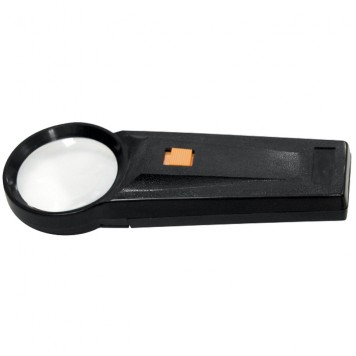 914635 | Лупа 2,5 кратная, D 53 мм, с подсветкой, с рукояткой, SPARTA-0