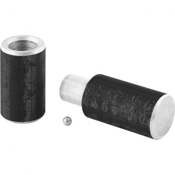 92016 | Петля гаражная с шаром, D 40 x 140 мм, 2 шт, СИБРТЕХ-0