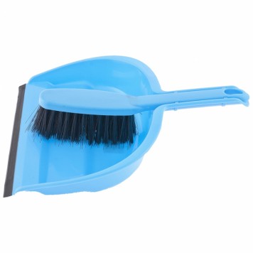 93310 | Набор: совок с кромкой 330 х 235 мм. и щетка- сметка 290 мм, голубой, ELFE-0