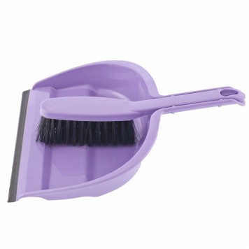 93311 | Набор: совок с кромкой 330 х 235 мм, щетка- сметка 290 мм, сиреневый, ELFE-0