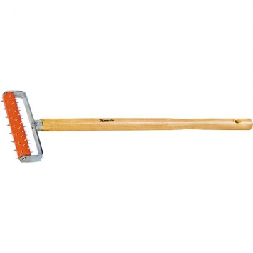 87901 | Валик для гипсокартона, 150 мм, игольчатый, деревянная ручка 500 мм, MTX-0