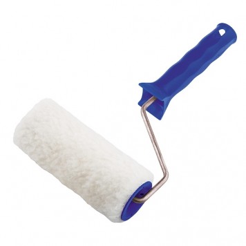 80113 | Валик из искусственного меха с ручкой, 200 мм, ворс 15 мм, D 48 мм, полиэстер, СИБРТЕХ-1