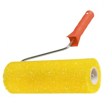 80221 | Валик "Структурный" Поролоновый с ручкой, "шероховатый", 230 мм, D 80 мм, D ручки 6 мм, MTX-0