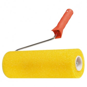 80220 | Валик "Структурный" Поролоновый с ручкой, "гладкий", 230 мм, D 80 мм, D ручки 6 мм, MTX-0