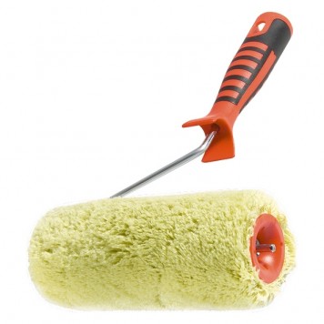 80654 | Валик для Фасадных работ синтетический, с двухкомп.ручкой, 180 мм, ворс 18 мм, D 48 мм, D ручки 6 мм, полиакрил, MATRIX-0