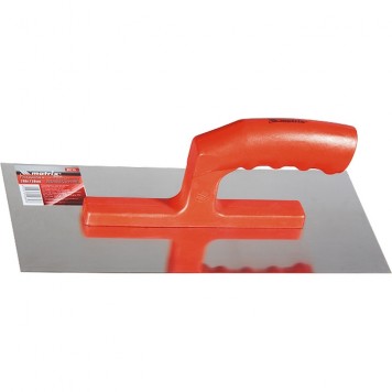 86774 | Гладилка стальная, 280 х 130 мм, зеркальная полировка, пластмассовая ручка, MATRIX-0