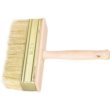 84080 | Кисть-ракля, 40 х 150 мм, натуральная щетина, деревянный корпус, деревянная ручка Россия, РОССИЯ-0