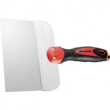 85503 | Шпатель фасадный из нержавеющей стали, 300 мм, двухкомпонентная ручка, широкое полотно, MATRIX-1