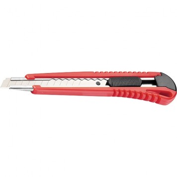 78909 | Нож, 9 мм, выдвижное лезвие, металлическая направляющая, MATRIX-0